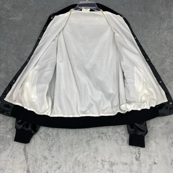 Vintage Ford Jacket Mens L West Ark The Heartbreak Of Todays Chevrolet Satin - Picture 10 of 16